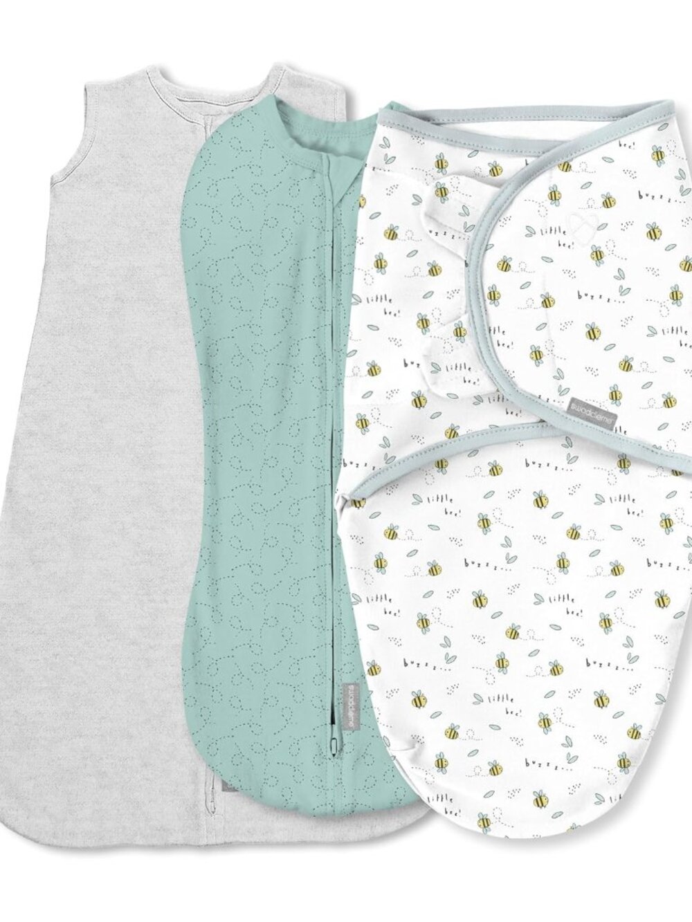 by Ingenuity Comfort Pack Baby Swaddle Set - 3 Pack
